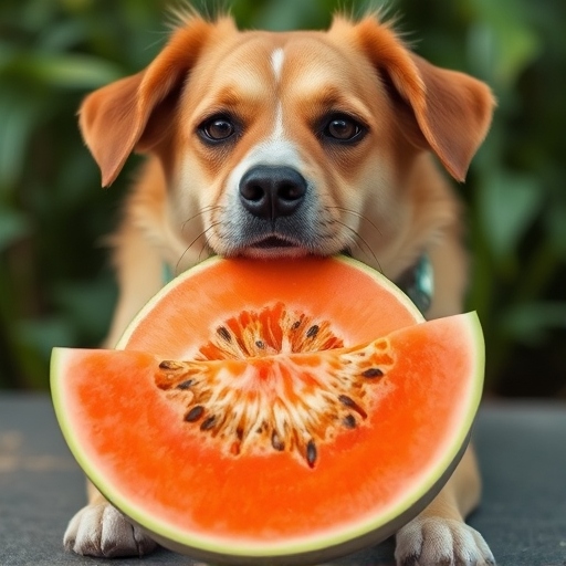 How can dogs eat Cantaloupe?