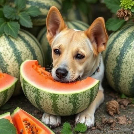 How can dogs eat Cantaloupe?