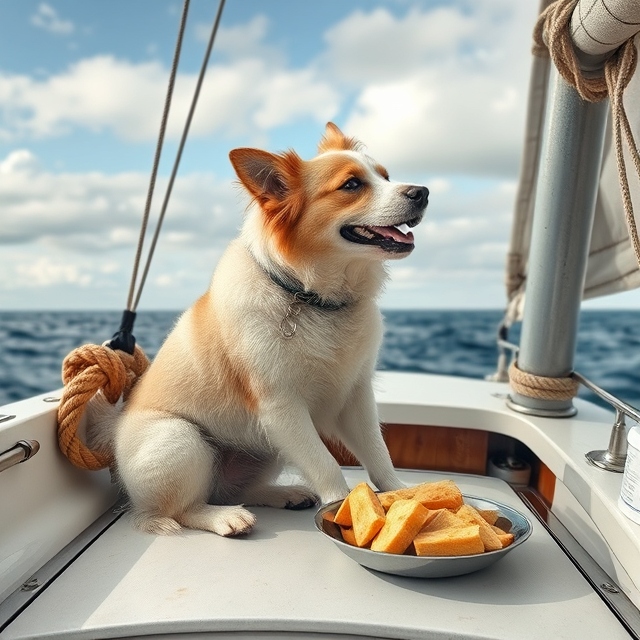 Sailing ivory coat dog food