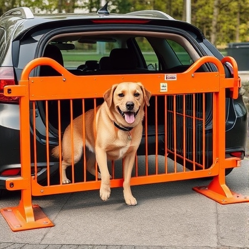 Dog barrier for car