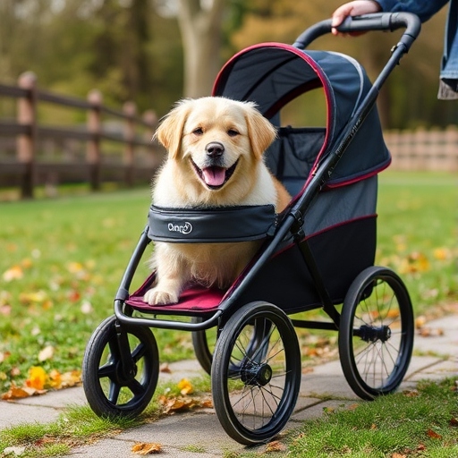 Dog pushchair for large dogs