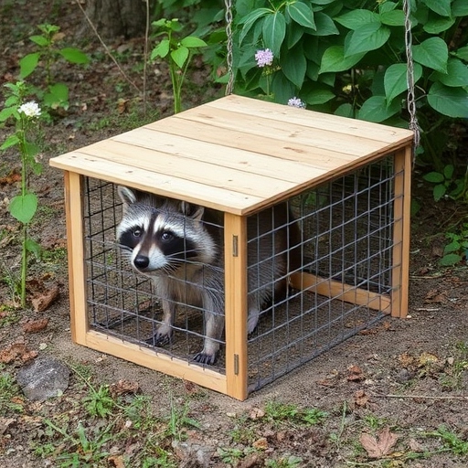 Dog proof raccoon trap