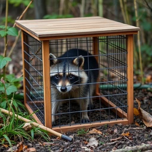 Dog proof raccoon trap